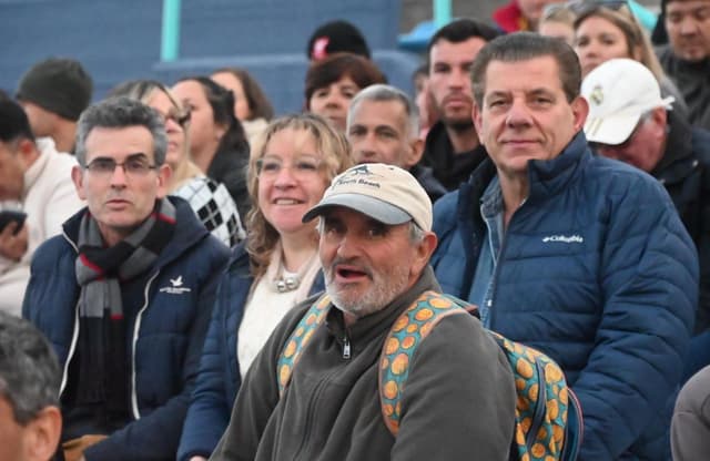 El Presidente de la Junta en la inauguración de la iluminación del Köster