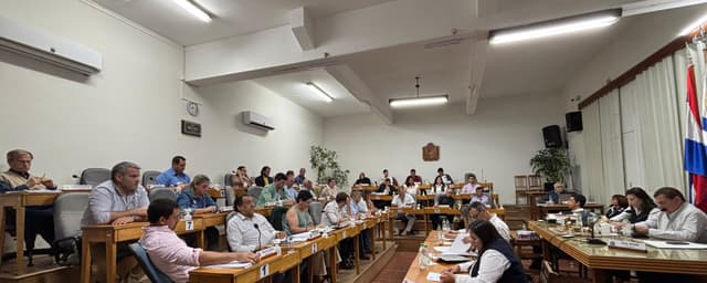 Sesión del Plenario de la Junta Departamental de Soriano